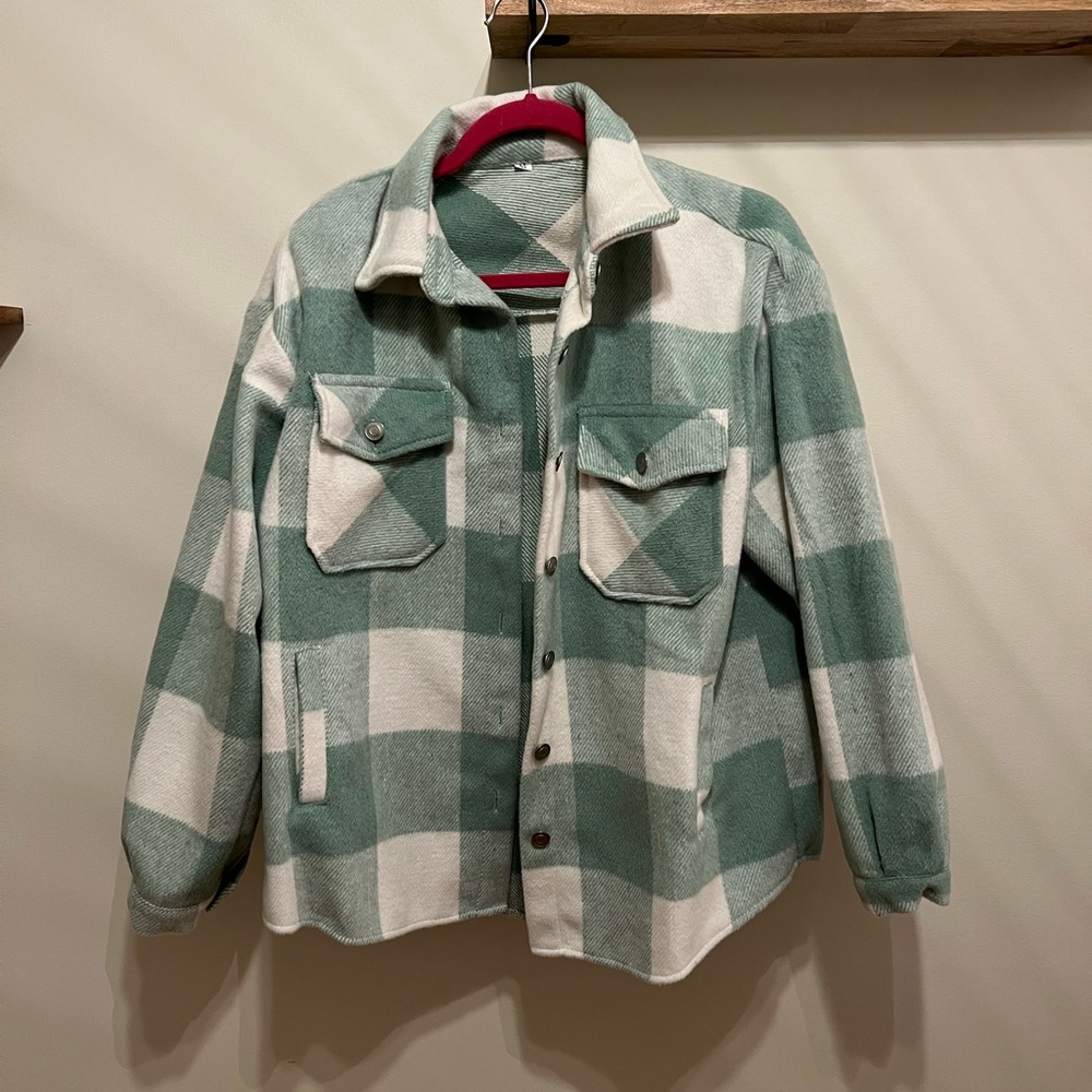 Mint Green Shacket